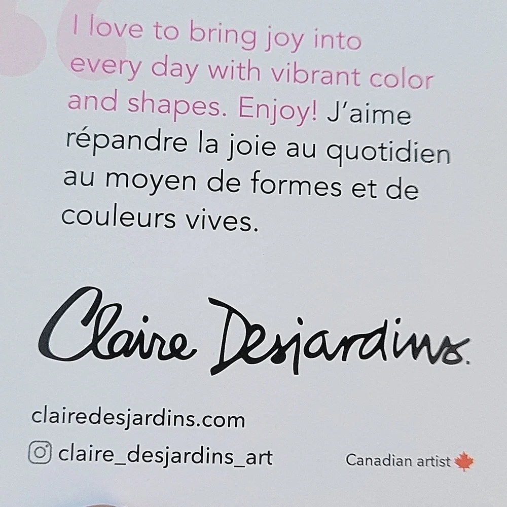 Clare Desjardins Colorful Puffer Jacket xl NWT